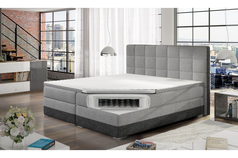 Boxspring bed - Damaso (With storage box)