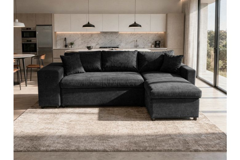 Corner sofa - Golf Plus (Pull-out bed with storage box)