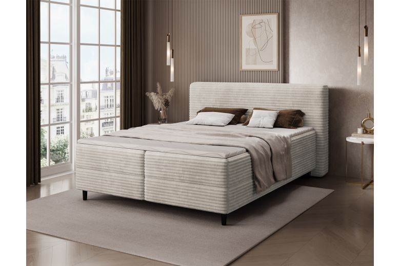 Boxspring bed - Cortiko (Pull-out bed with storage box)