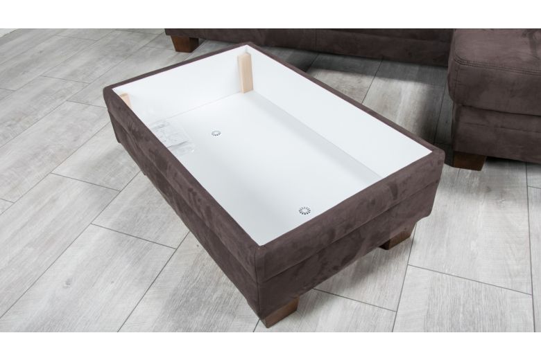 Corner sofa - Lorca with footstool (With storage box)