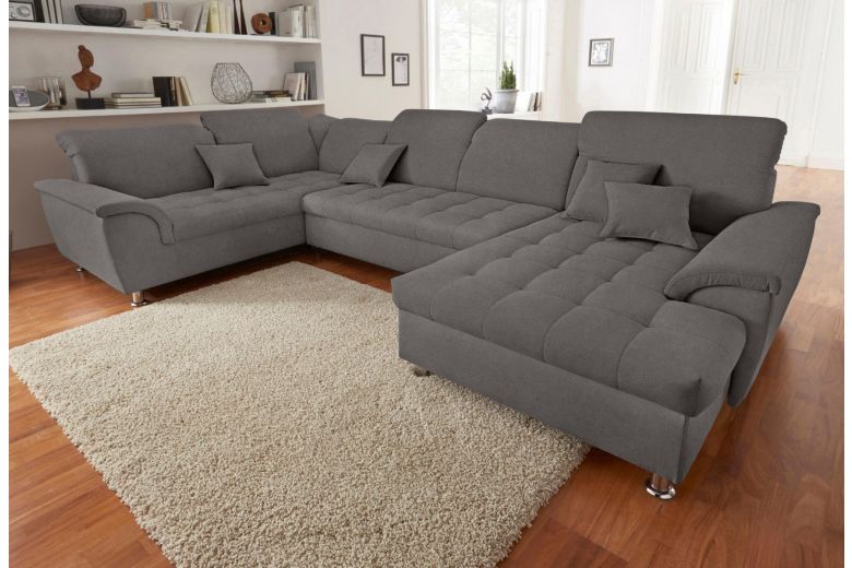 U shape sofa - Franzi U (Pull-out with storage box)