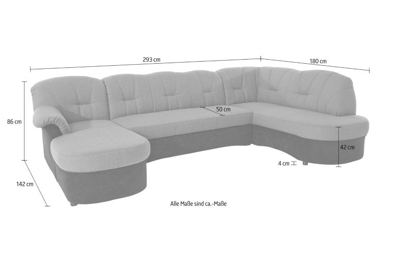 U shape sofa - Flores