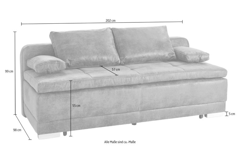 Sofa+bed - Sleep (Pull-out with storage box)