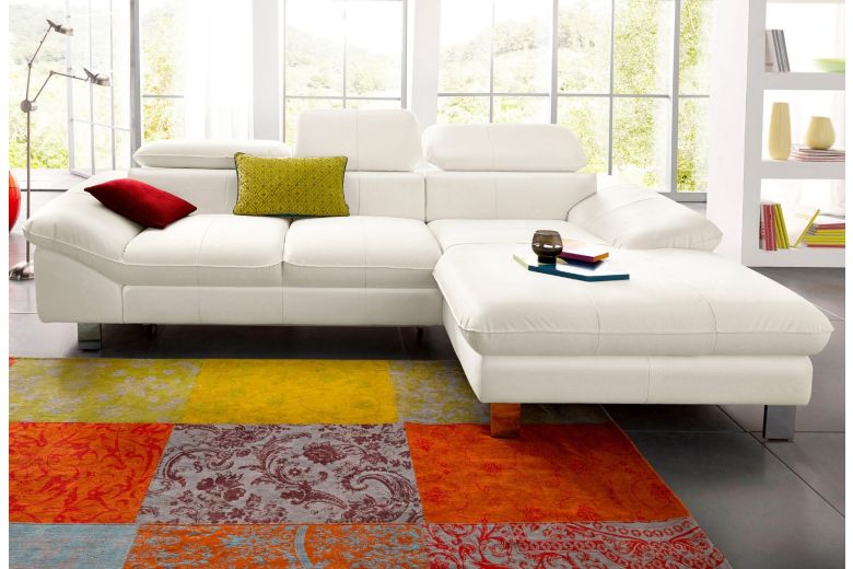 Leather corner sofa - Driver