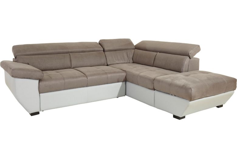 Corner sofa - Speedway ar pufu with footstool (Pull-out with storage box)