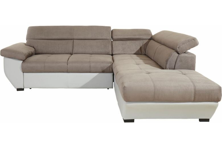 Corner sofa - Speedway ar pufu with footstool (Pull-out with storage box)
