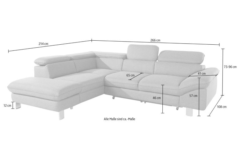 Corner sofa - Driver XL (Pull-out with storage box)