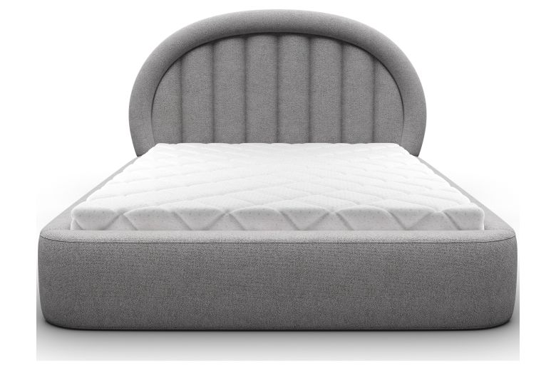 Kровать с обивкой - Bed Tapedo, metal frame, gas lift, storage compartment (Pаскладной с ящиком для белья)