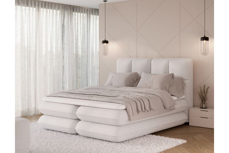 Boxspring bed - Tonila (Pull-out bed with storage box)