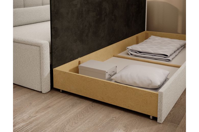 Раскладной диван - Fulgeo (Pаскладной с ящиком для белья)