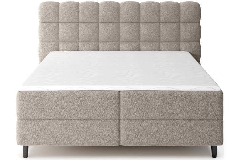 Boxspring bed 160x200 - Camma 160x200 (Pull-out bed with storage box)