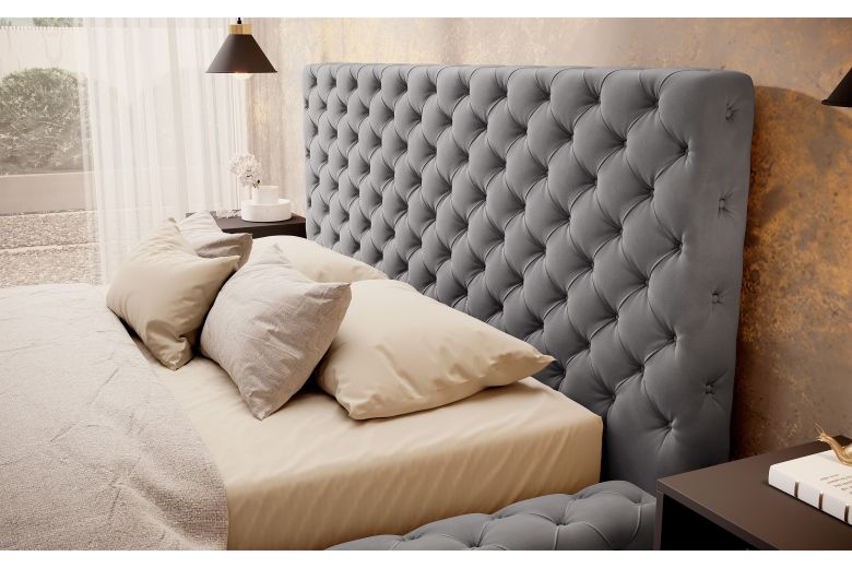 Υφασμάτινο κρεβάτι 160x200 - Princce (Με κουτί αποθήκευσης)