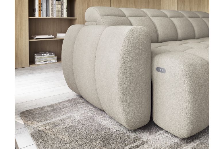 Corner sofa - Falconn (Pull-out bed with storage box)