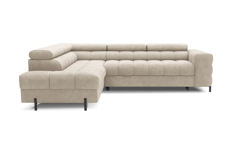 Corner sofa - Ferucce (Pull-out bed with storage box)