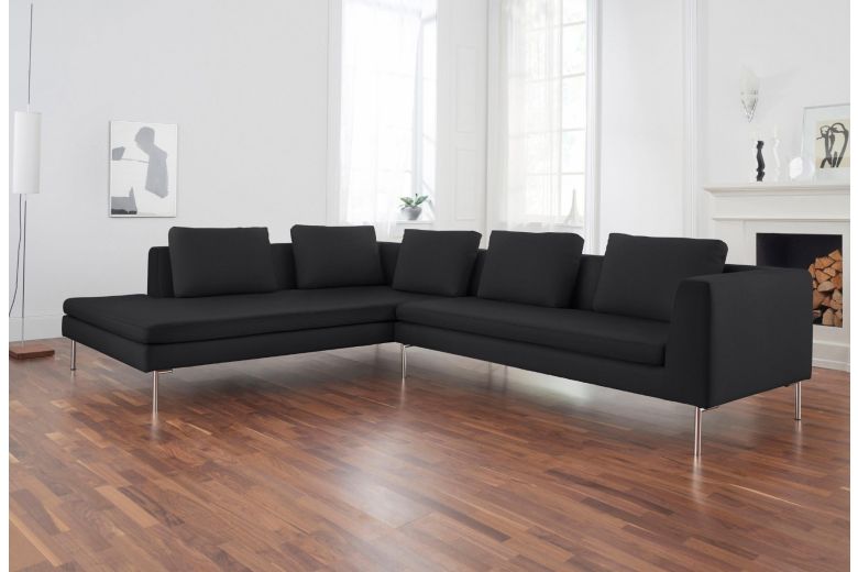 Leather corner sofa - Ellena