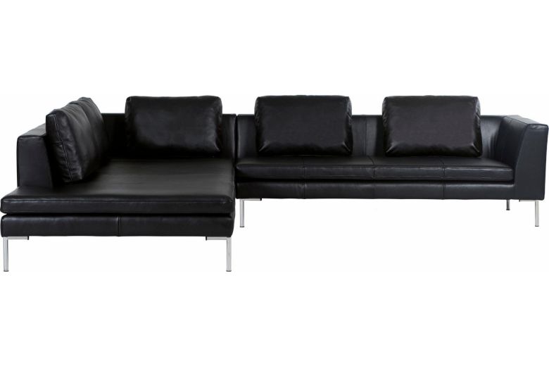 Leather corner sofa - Ellena