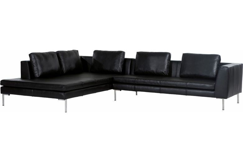 Leather corner sofa - Ellena