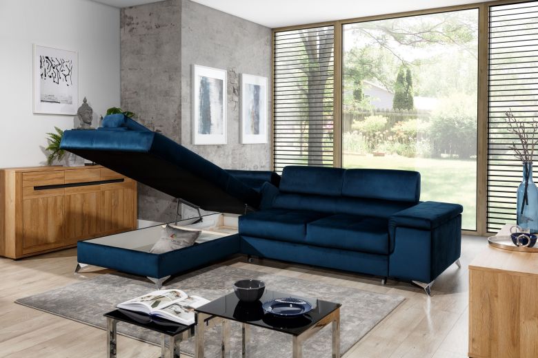 Corner sofa - Eridano (Pull-out with storage box)