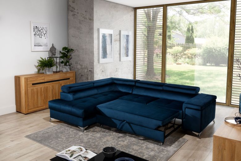 Corner sofa - Eridano (Pull-out with storage box)