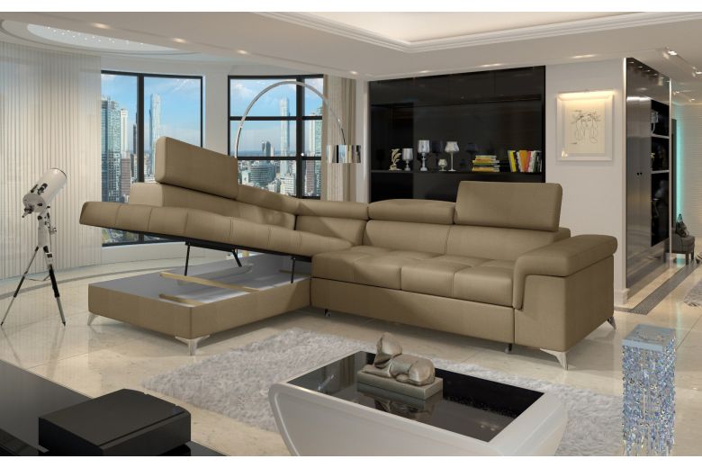 Corner sofa - Eridano (Pull-out bed with storage box)
