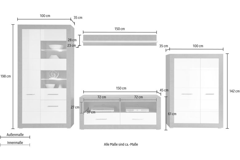 Wall unit - Etero