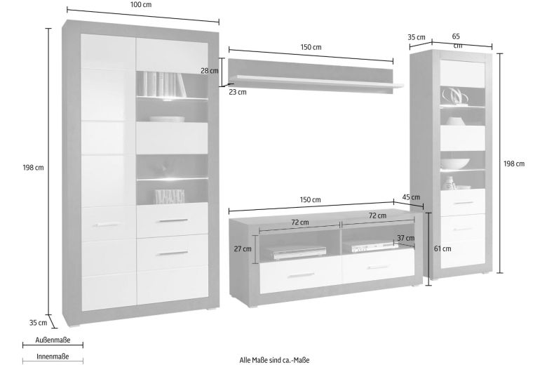 Wall unit - Etero