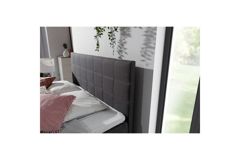 Boxspring bed 160x200 - Alice (Pull-out bed with storage box)