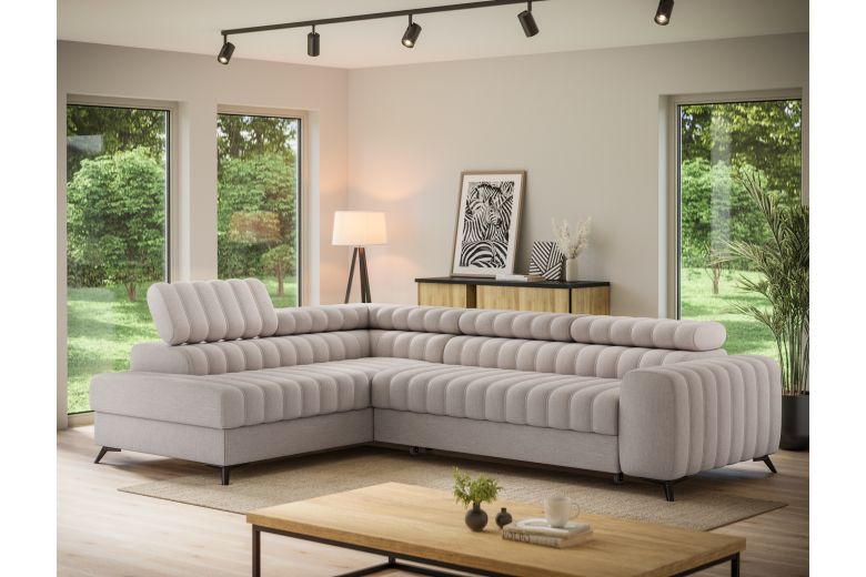 Corner sofa - Kanedo (Pull-out bed with storage box)