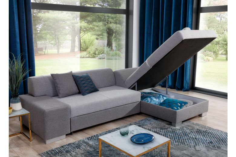 Corner sofa - Fabio-P (Pull-out with storage box)