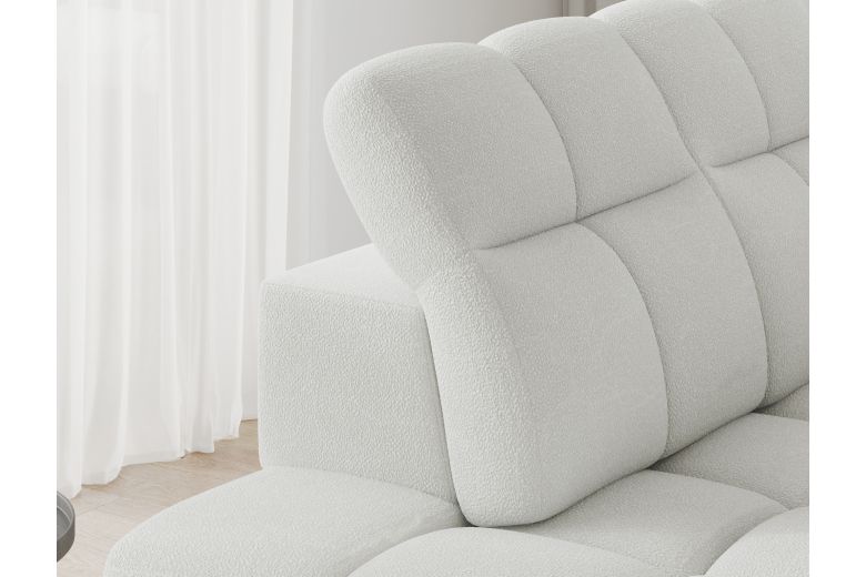 Bronon corner sofa with sleeping function and storage compartment