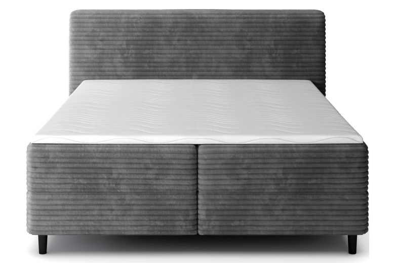 Boxspring κρεβάτι 160x200 - Cortiko 160x200 (Συρόμενο με κουτί αποθήκευσης)