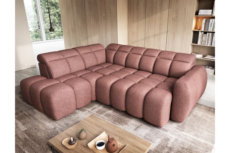 Corner sofa - Falconn (Pull-out bed with storage box)