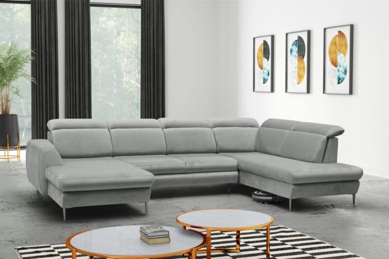 U shape sofa - Fancy (Pull-out bed with storage box)