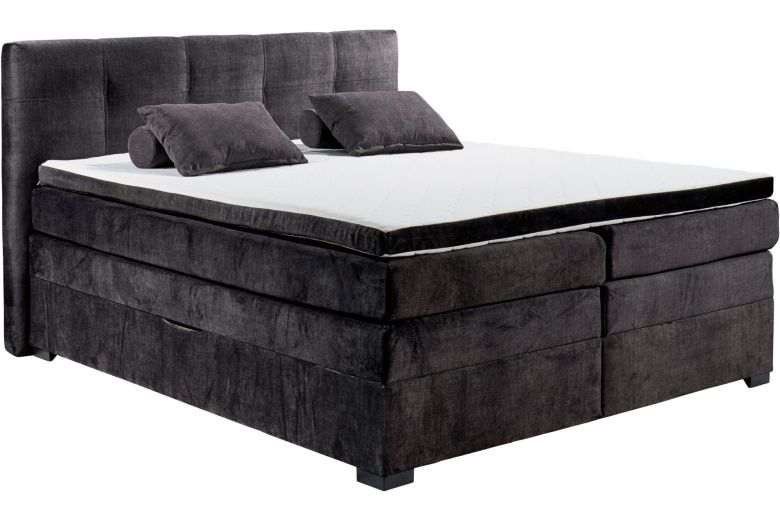 Boxspring bed 180x200 - Fanes (With storage box)