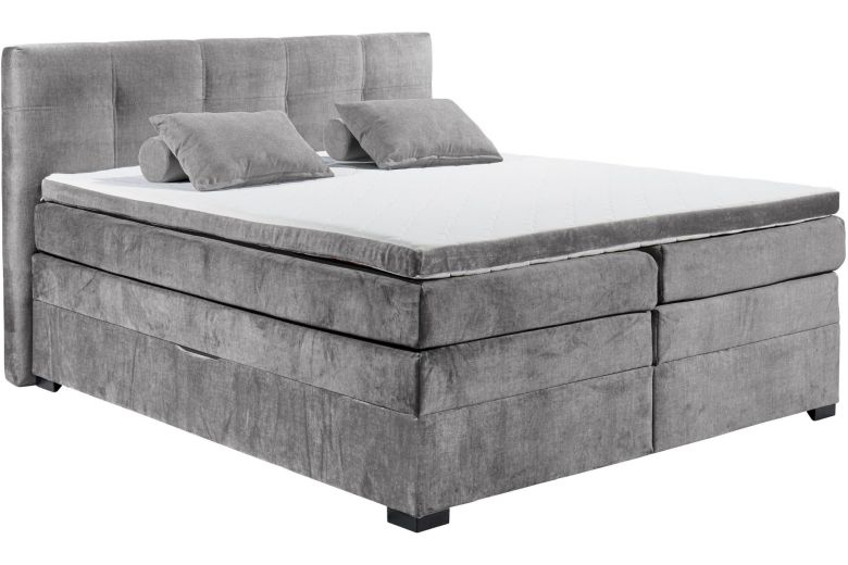 Boxspring bed 180x200 - Fanes (With storage box)