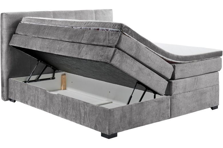 Boxspring bed 180x200 - Fanes (With storage box)
