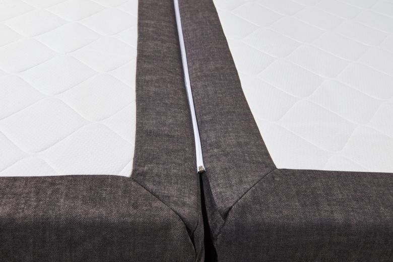 Boxspring bed 180x200 - Fanes (With storage box)