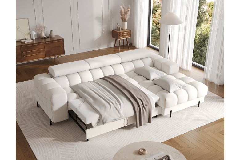 Corner sofa - Felro (Pull-out bed with storage box)