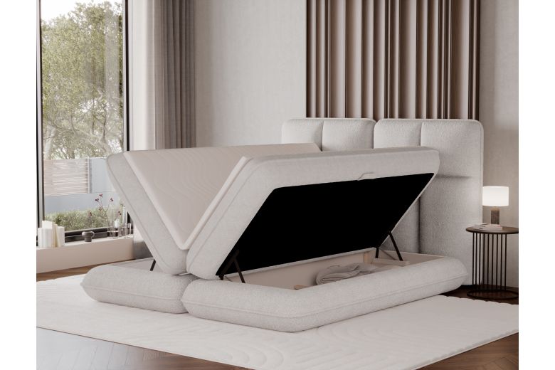 Boxspring bed - Tonila (Pull-out bed with storage box)