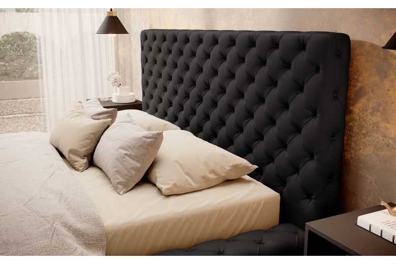Upholstered bed 160x200 - Bed Princce (With storage box)