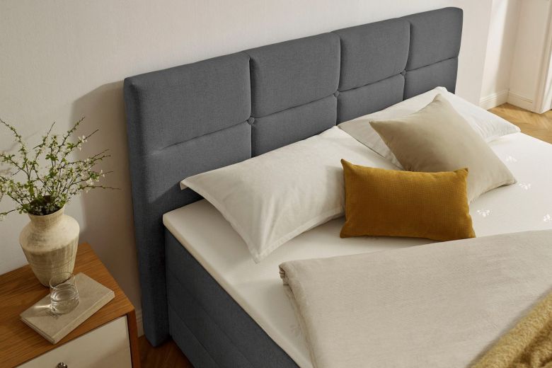 Boxspring bed 180x200 - Fillmore (With storage box)