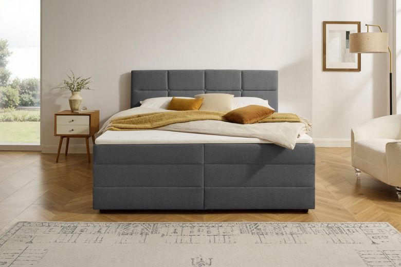 Boxspring bed 180x200 - Fillmore (With storage box)
