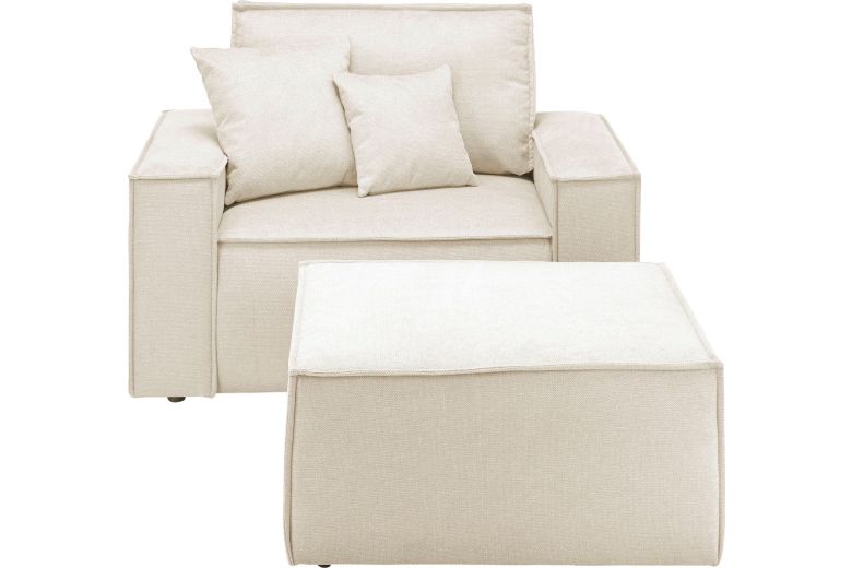 Chair - Finnley with a footstool