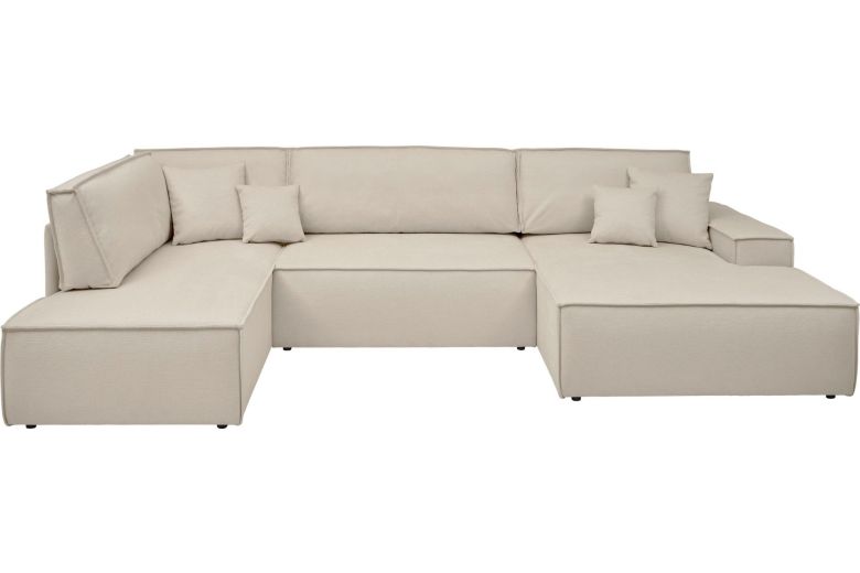 U shape sofa - Sherwood (Pull-out bed with storage box)