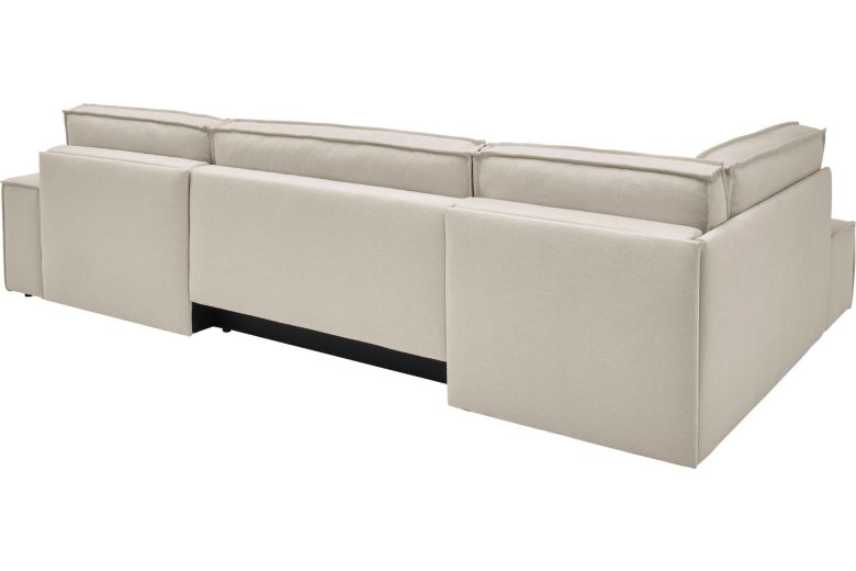 U shape sofa - Sherwood (Pull-out bed with storage box)