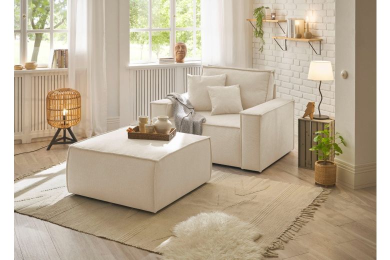 Chair - Finnley with a footstool