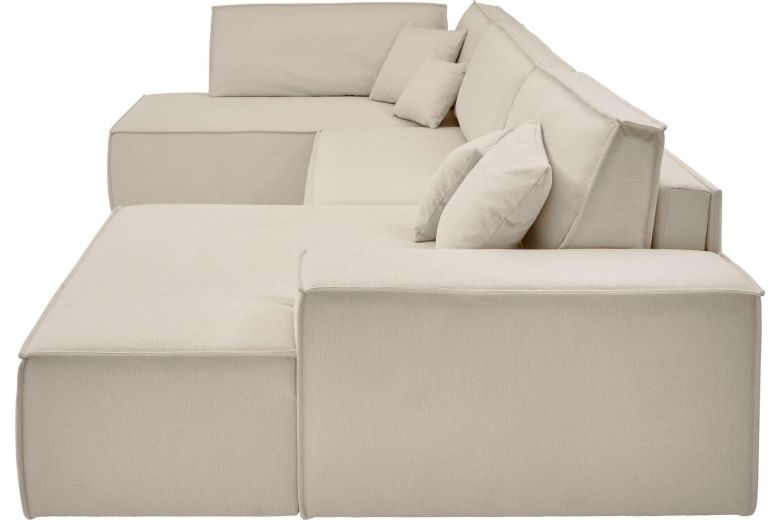 U shape sofa - Sherwood (Pull-out bed with storage box)