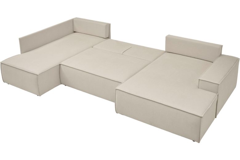 U shape sofa - Sherwood (Pull-out bed with storage box)
