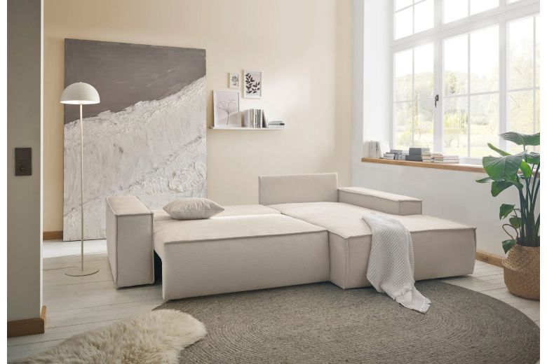 Corner sofa - Sherwood (Pull-out bed with storage box)