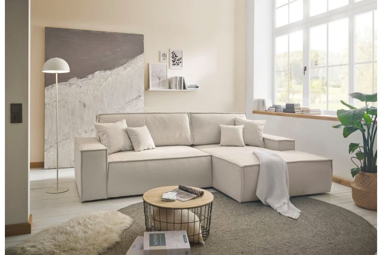 Corner sofa - Sherwood (Pull-out bed with storage box)